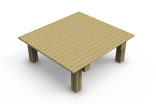ULG-PPE-022 - Timber Dog Agility Pause Table thumbnail 1