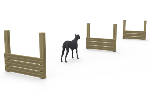 ULG-PPE-026 - Timber Dog Agility Hurdle Set thumbnail 1