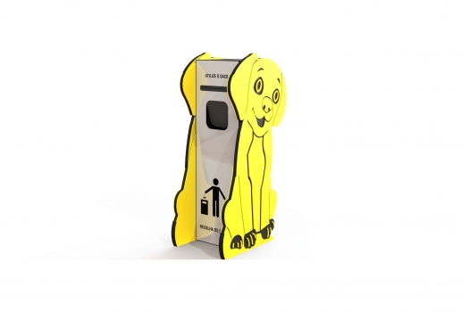 ULG-PWB-014 - Dog-Shaped Pet Waste Bin