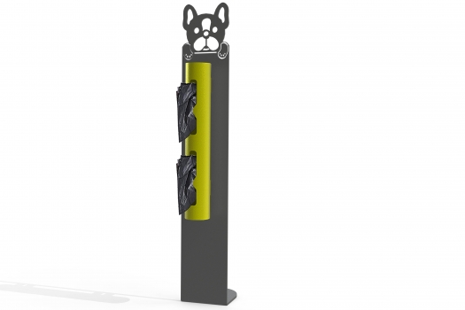 ULG-PWB-015 - Dual Pet Waste Bag Dispenser Post