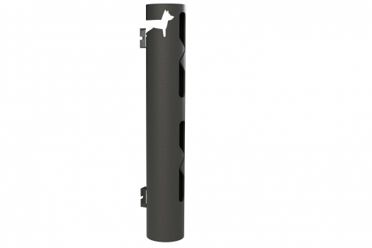 ULG-PWB-017 - Pole-Mounted Cylindrical Bag Dispenser