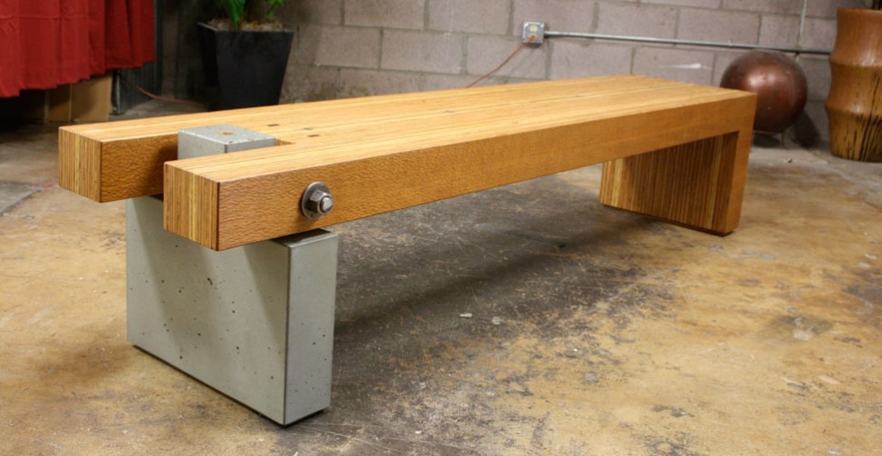 ULG-BEN-105 - Concrete Bench thumbnail 1