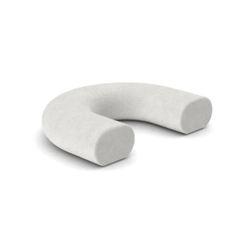 ULG-BEN-107 - Concrete Curved Bench thumbnail 1